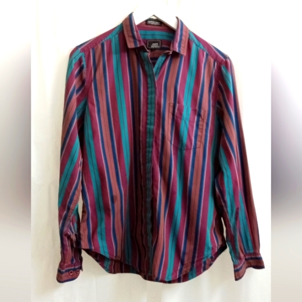 John Henry Vintage Striped Button Down Shirt- SZ- 15